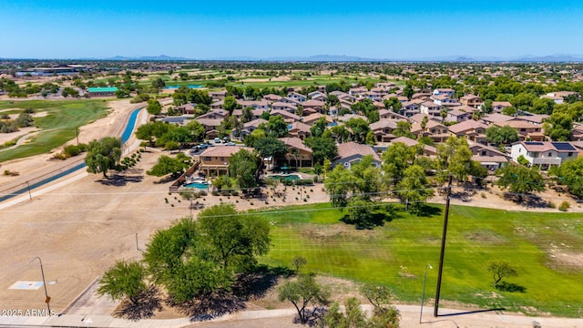 723 E Gemini Pl, Chandler, AZ 85249 - aerial perspective of suburban area featuring a mountainous background and a golf course