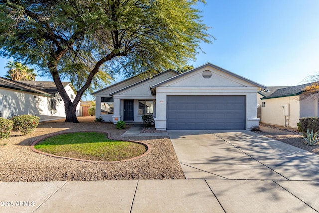 ranch-style house with a garage