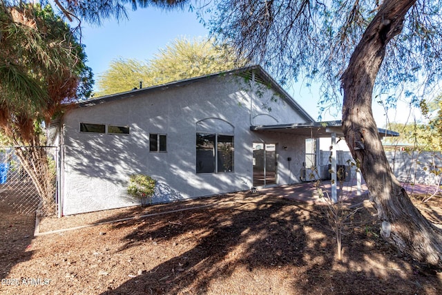 view of back of property