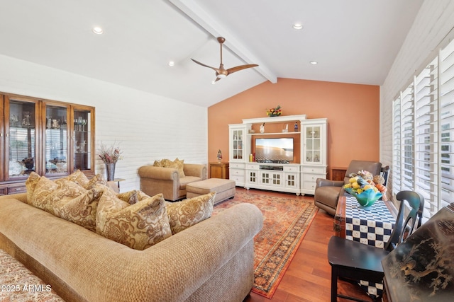 4800 N 68th St Unit 357, Scottsdale, AZ 85251 - living area featuring wood finished floors and a ceiling fan