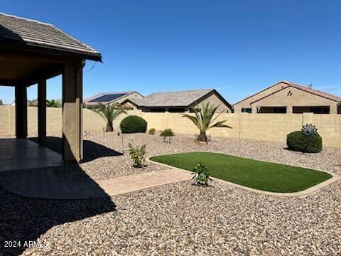 view of yard with a patio