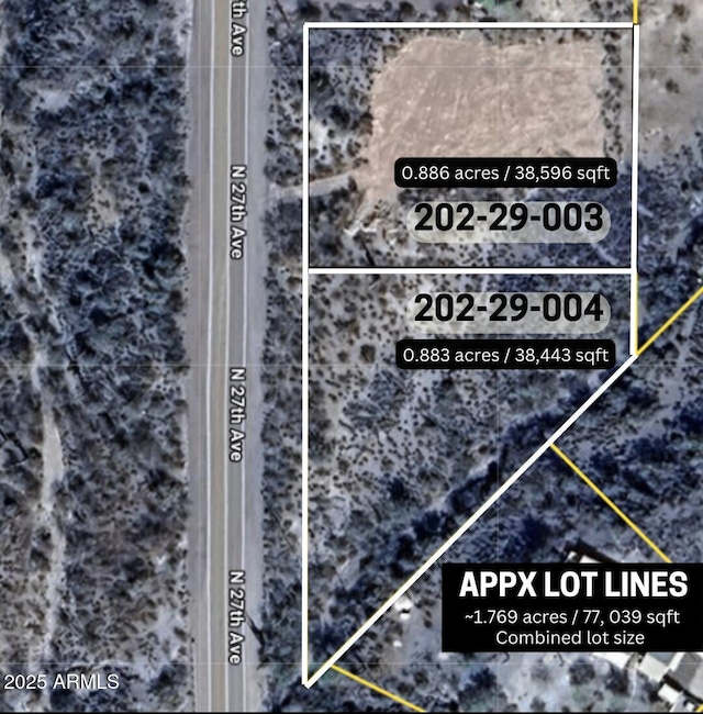 00XX N 27th Avenue 003 & 004, New River AZ, 85087 land for sale