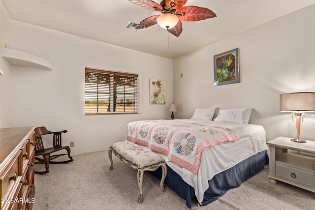 380 N Geneva Estates Rd, Pearce, AZ 85625 - carpeted bedroom with a ceiling fan