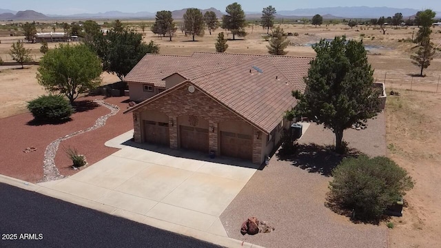 380 N Geneva Estates Rd, Pearce, AZ 85625 - overview of rural landscape featuring mountains