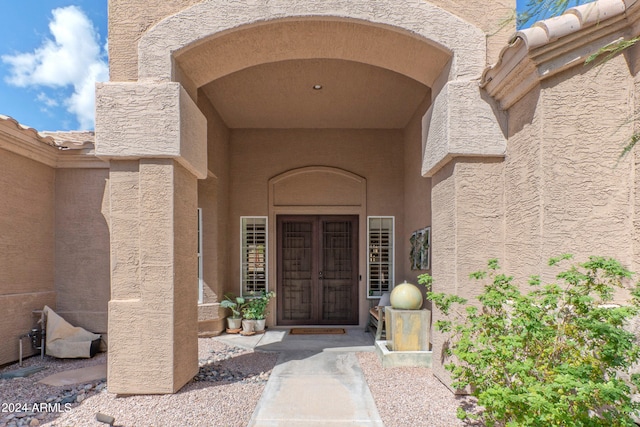 view of property entrance