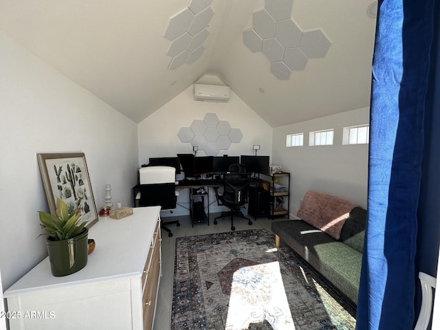 112 W Vogel Ave, Phoenix, AZ 85021 - office space featuring a wall mounted AC and vaulted ceiling