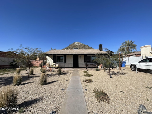 112 W Vogel Ave, Phoenix, AZ 85021 - view of front of home featuring covered porch and brick siding