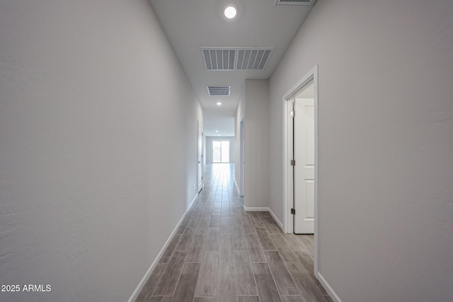 2514 E Music Mountain Ave, Apache Junction, AZ 85119 - hall with wood finished floors, baseboards, and recessed lighting