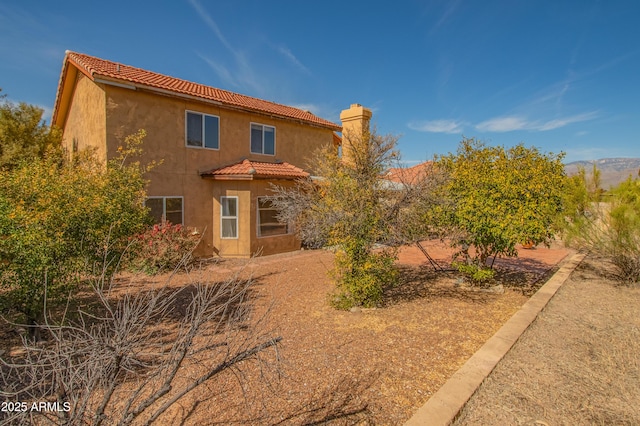 view of back of property