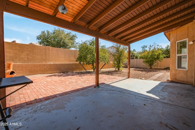 view of patio