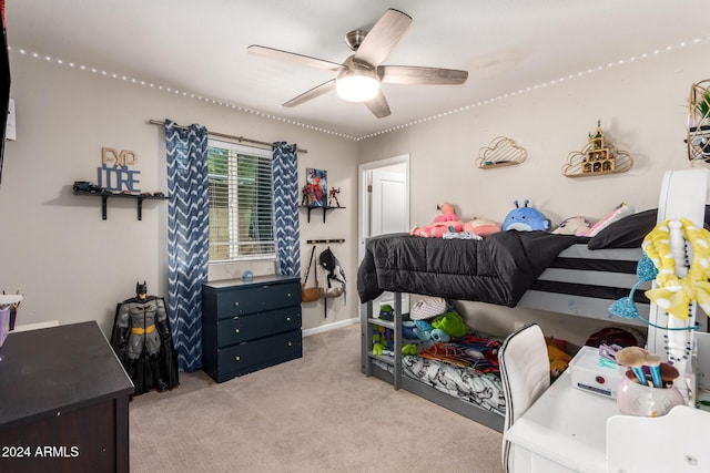 907 E 9th Ave, Mesa, AZ 85204 - bedroom featuring light colored carpet and ceiling fan