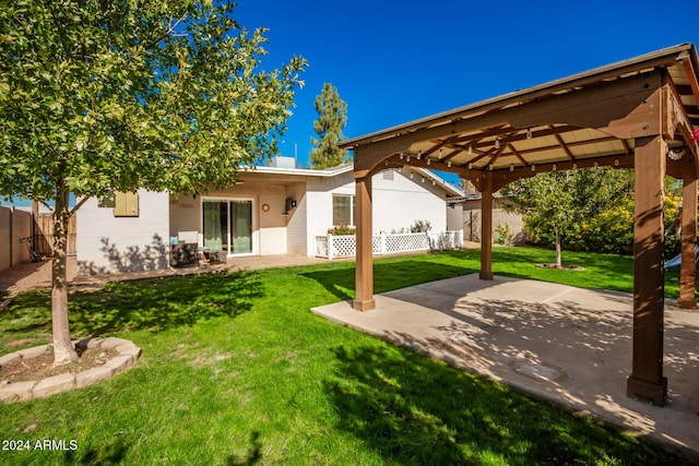 907 E 9th Ave, Mesa, AZ 85204 - view of yard featuring a gazebo and a patio