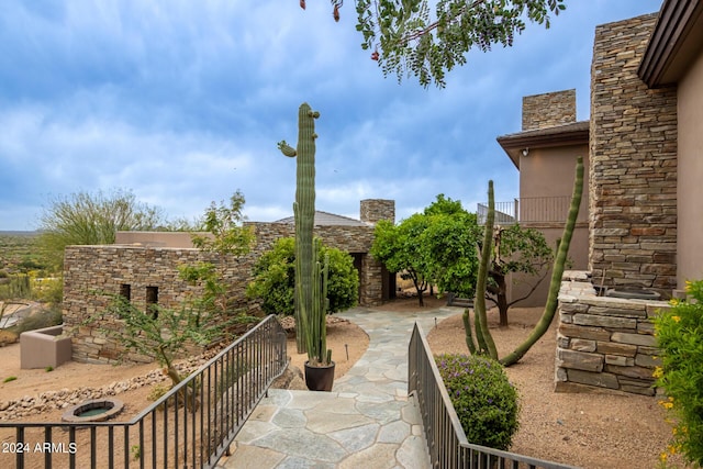 view of patio