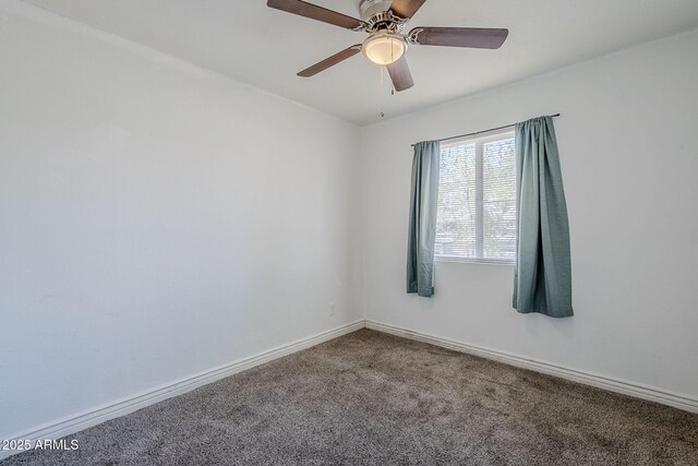 7135 W Flower St, Phoenix, AZ 85033 - carpeted empty room with baseboards and ceiling fan