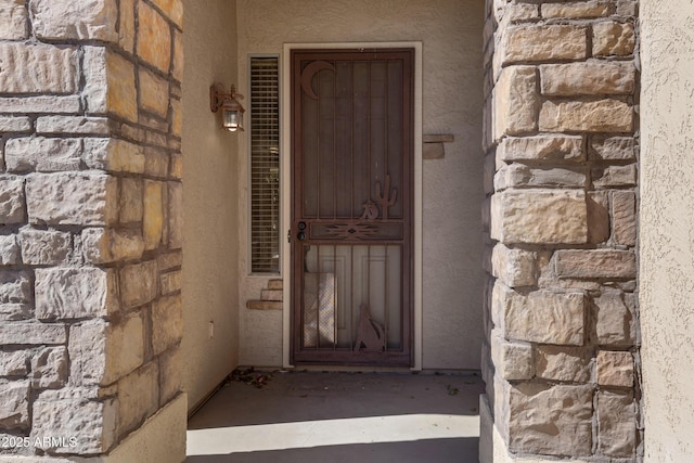 view of entrance to property