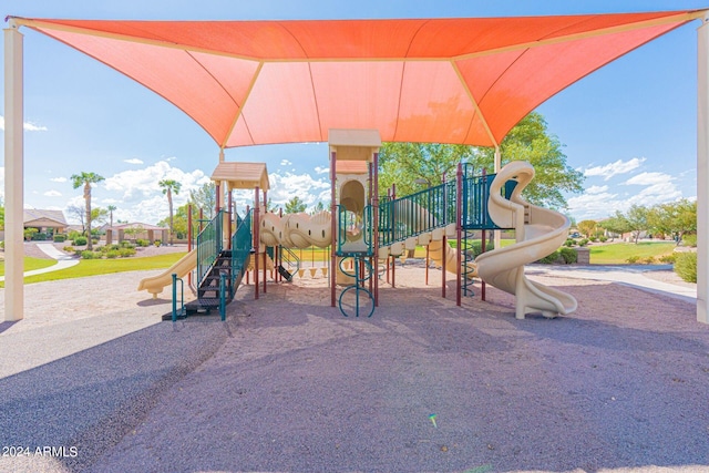 view of jungle gym