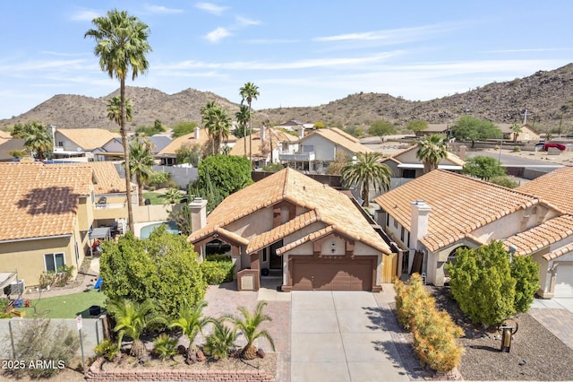 1962 E Morrow Dr, Phoenix, AZ 85024 - aerial view of residential area with a mountainous background