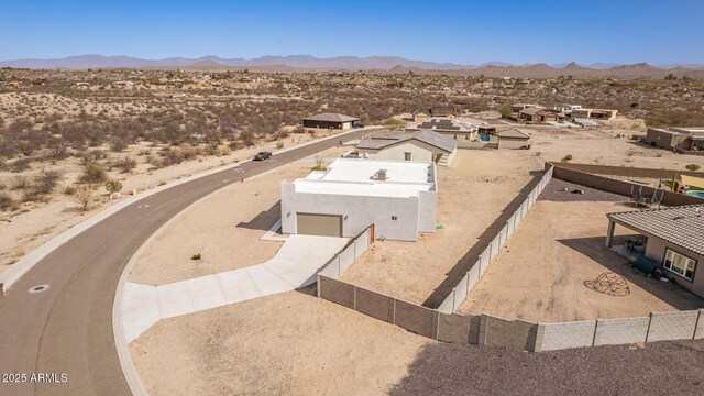 935 Calle Azul, Wickenburg, AZ 85390 - birds eye view of property with a residential view and a mountain view