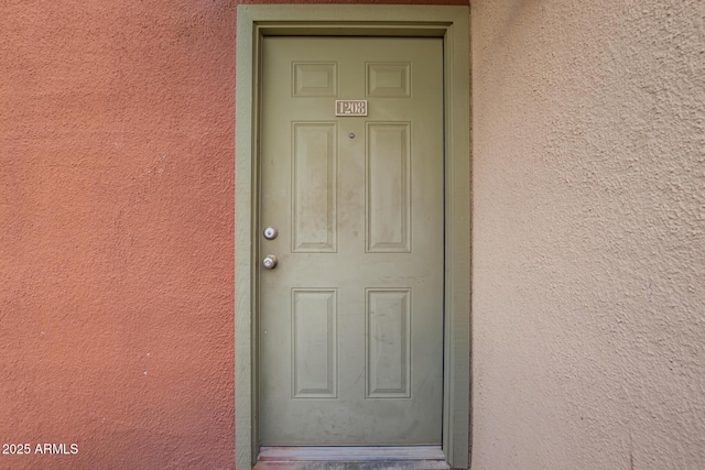 view of property entrance