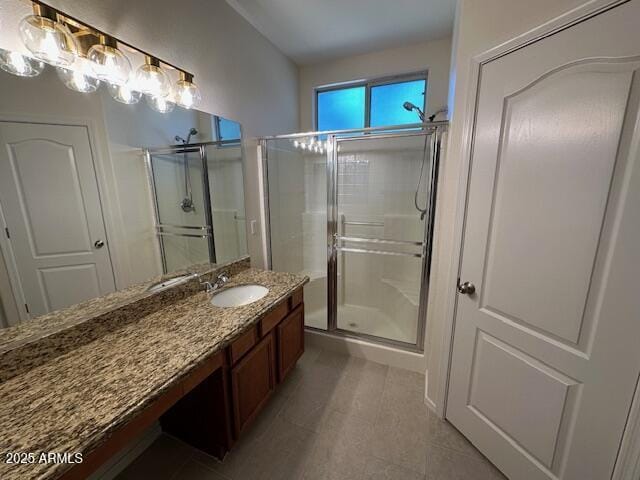 20985 N 81st Dr, Peoria, AZ 85382 - bathroom featuring a shower stall and vanity