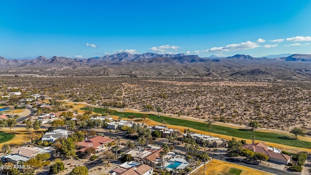19127 E Wiki Way, Rio Verde, AZ 85263 - aerial perspective of suburban area featuring a mountainous background and a local golf course