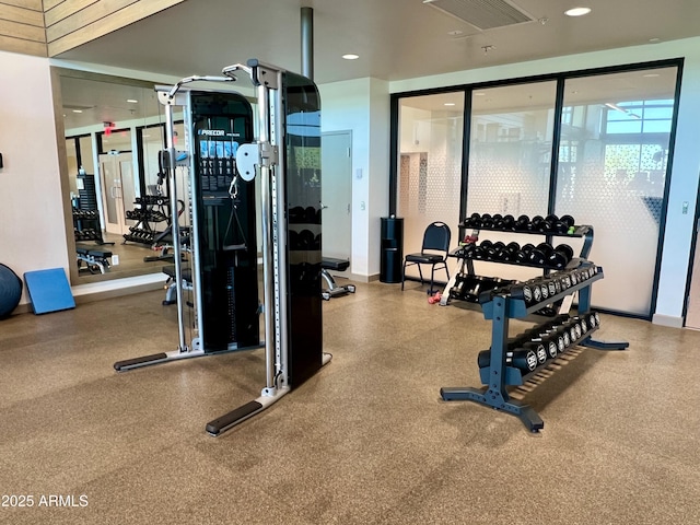 19127 E Wiki Way, Rio Verde, AZ 85263 - workout area featuring baseboards