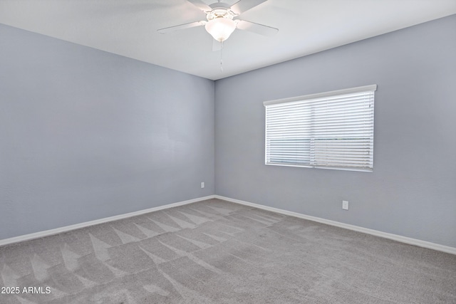 1272 W Joshua Tree Ave, Queen Creek, AZ 85140 - carpeted empty room featuring a ceiling fan and baseboards