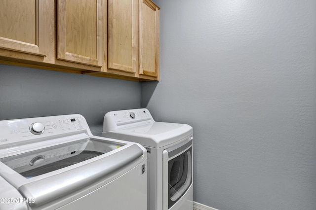 1272 W Joshua Tree Ave, Queen Creek, AZ 85140 - laundry area with separate washer and dryer and cabinet space