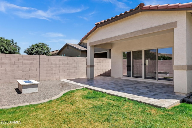 1272 W Joshua Tree Ave, Queen Creek, AZ 85140 - view of yard with a patio