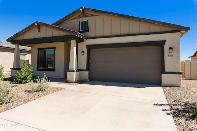 view of front of property with a porch