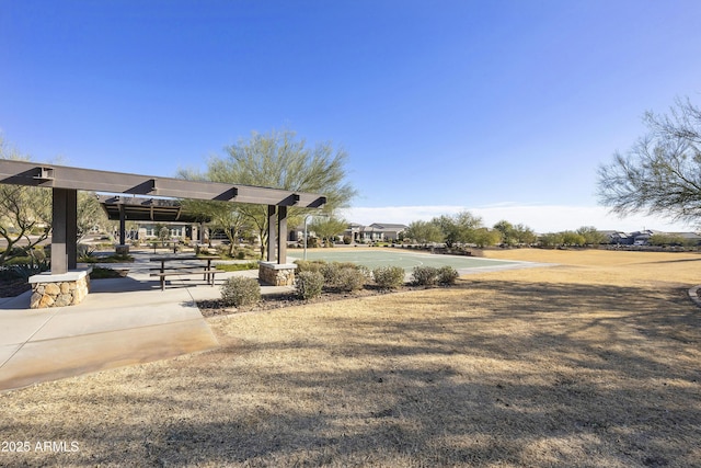 view of property's community featuring a gazebo