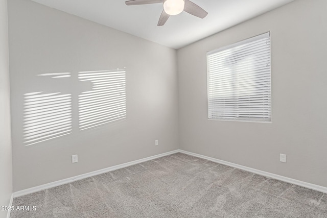 19873 W San Juan Ave, Litchfield Park, AZ 85340 - spare room featuring carpet flooring, ceiling fan, and baseboards