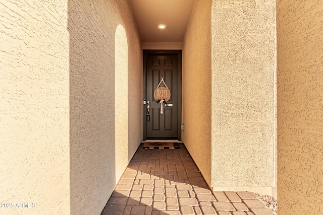 19873 W San Juan Ave, Litchfield Park, AZ 85340 - property entrance featuring stucco siding