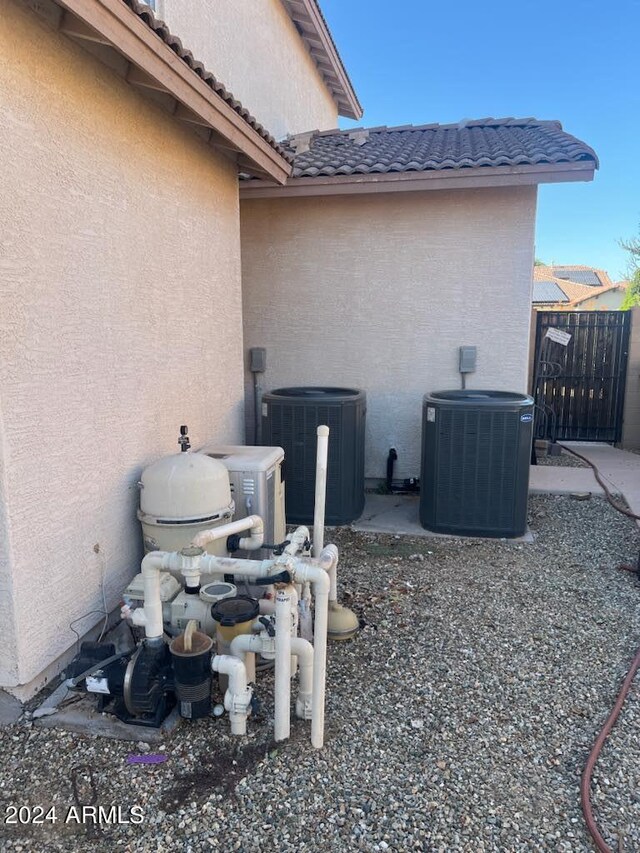 view of patio with cooling unit