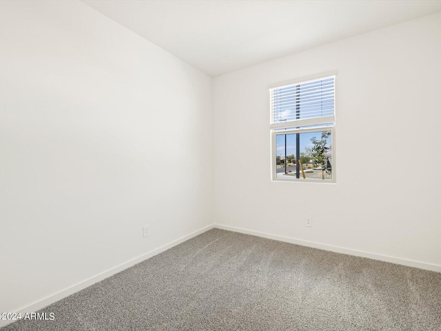 spare room featuring carpet floors