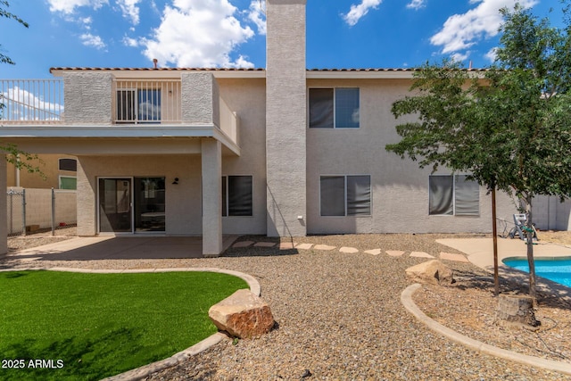 453 E Baylor Ln, Gilbert, AZ 85296 - back of house with stucco siding, a patio area, and a tile roof
