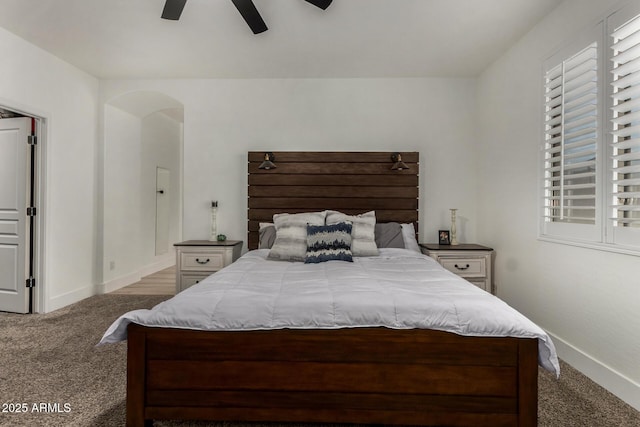 465 E Frances Ln, Gilbert, AZ 85295 - bedroom with carpet flooring and ceiling fan
