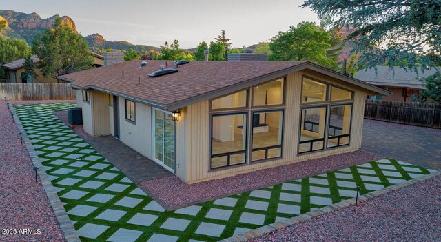 21 Hummingbird Cir, Sedona, AZ 86336 - view of outbuilding featuring central AC, a sunroom, and a mountain view