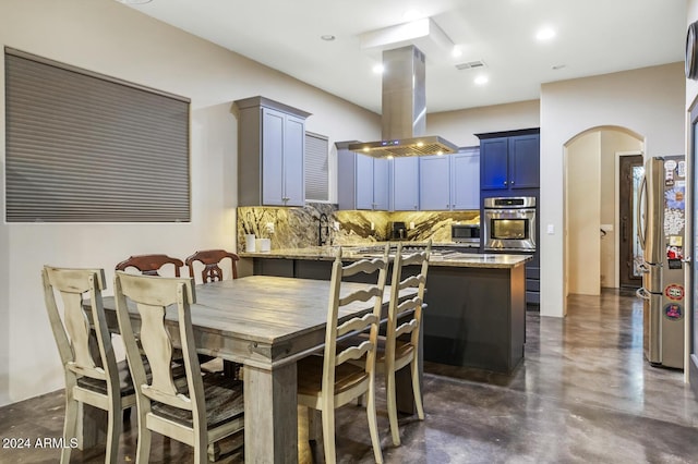 view of dining area