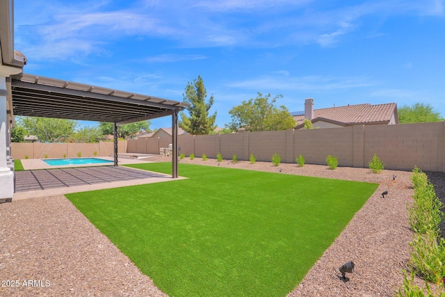 20115 E Sonoqui Blvd E, Queen Creek, AZ 85142 - fenced backyard with a patio area