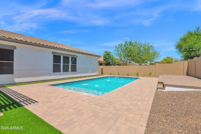 20115 E Sonoqui Blvd E, Queen Creek, AZ 85142 - view of swimming pool with a patio area and a fenced backyard