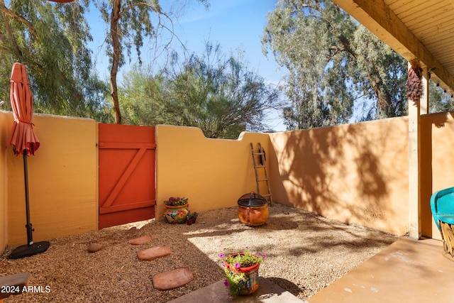 view of patio