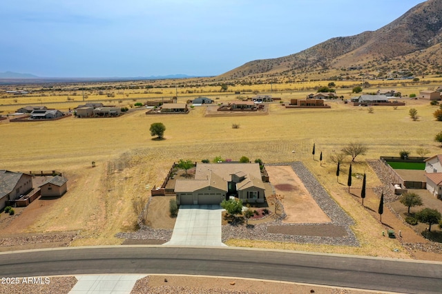 exterior space with a rural view