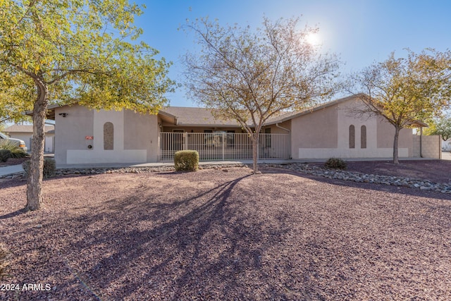 view of ranch-style home