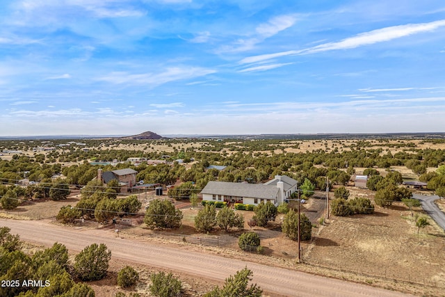 8870 Happy Trl, Show Low, AZ 85901 - drone / aerial view of a mountain backdrop