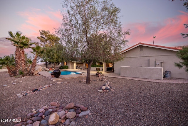 exterior space featuring a patio area