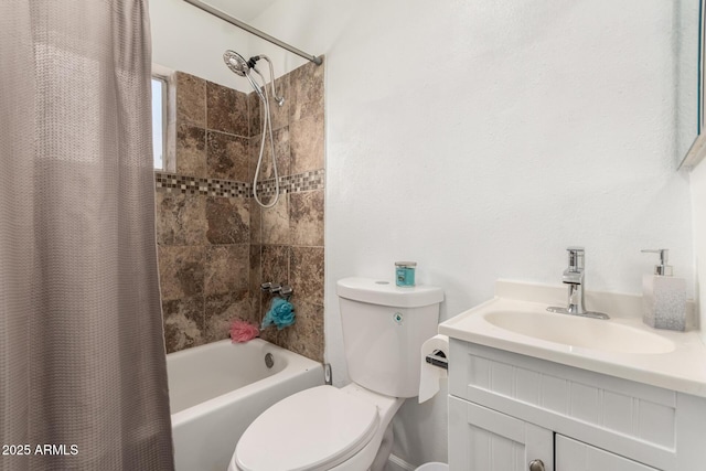 5044 N 18th Ave, Phoenix, AZ 85015 - bathroom featuring shower / bath combination with curtain and vanity