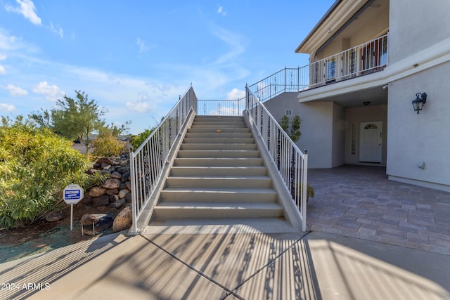 view of staircase