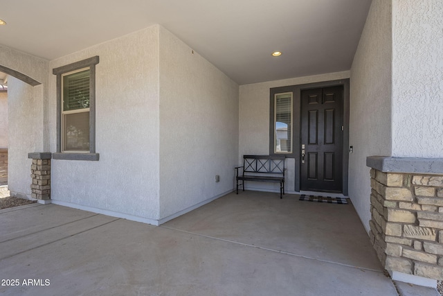 22463 E Desert Spoon Dr, Queen Creek, AZ 85142 - entrance to property featuring stucco siding