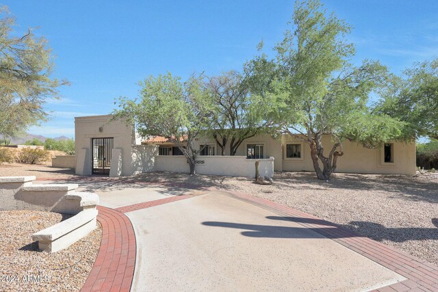 view of southwest-style home